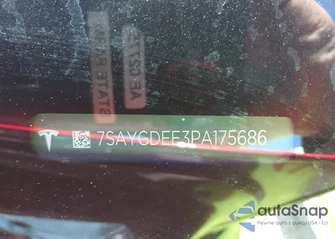 2023 Tesla Model Y Awd/Long Range Dual Motor All-Wheel Drive from USA, damaged, VIN 7SAYGDEE3PA175686